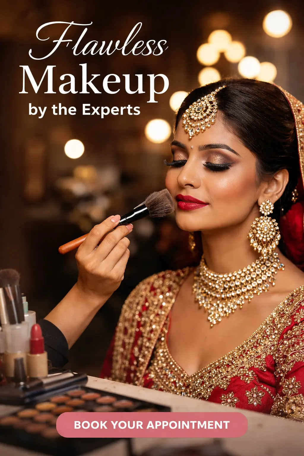 Bridal Makeup at Sugarcoat Salon